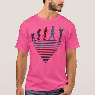 Human Evolution - Trumpeter Vintage Trumpet T-Shirt