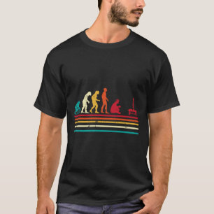 Human Evolution Video Gaming Retro Gamer Men Boys T-Shirt