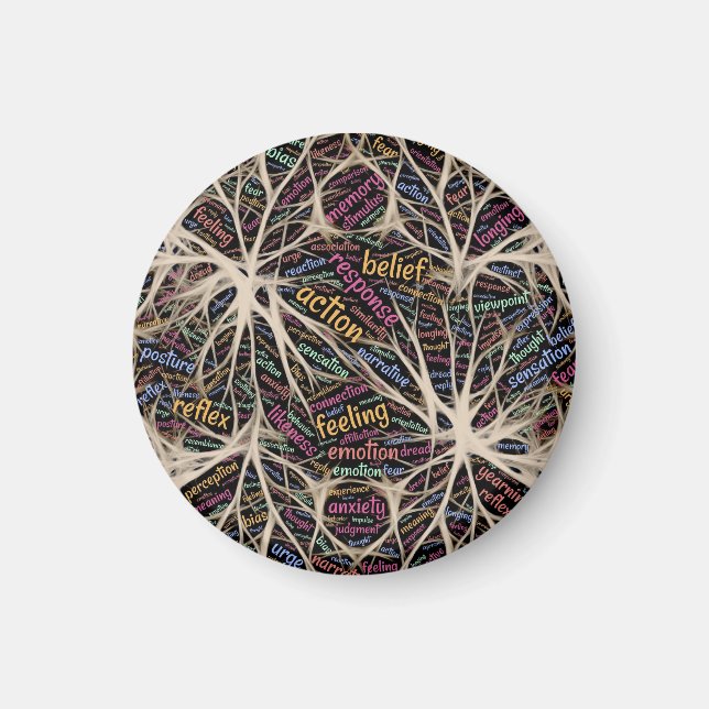 Human Experience Inspirational Word Art      Magnet (Front)