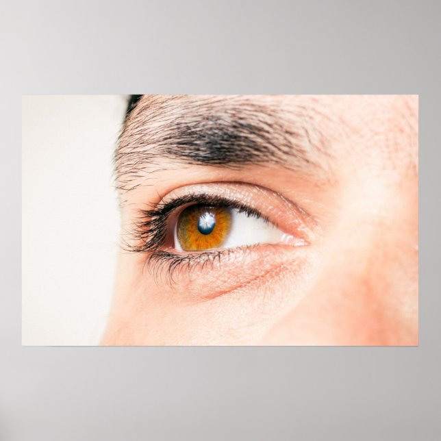 Human eye closeup poster (Front)