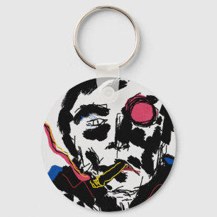 Human face Funky Keychain
