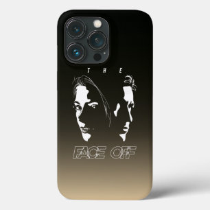 Human Face-off Silhouette Art iPhone 13 Pro Case