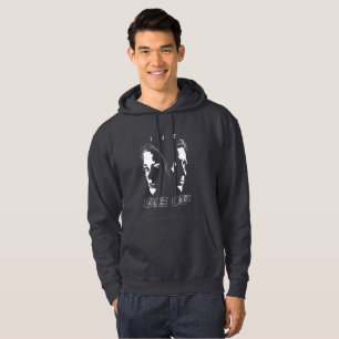 Human Face-off Silhouette Art Men Hoodie