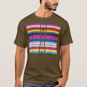 Human Flag Lgbt Gay Pride Month Transgender Men Wo T-Shirt