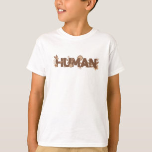 Human Flowers Pattern Black History T-Shirt
