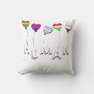 Human - Gay Lesbian Bisexual Transgender Pansexual Cushion