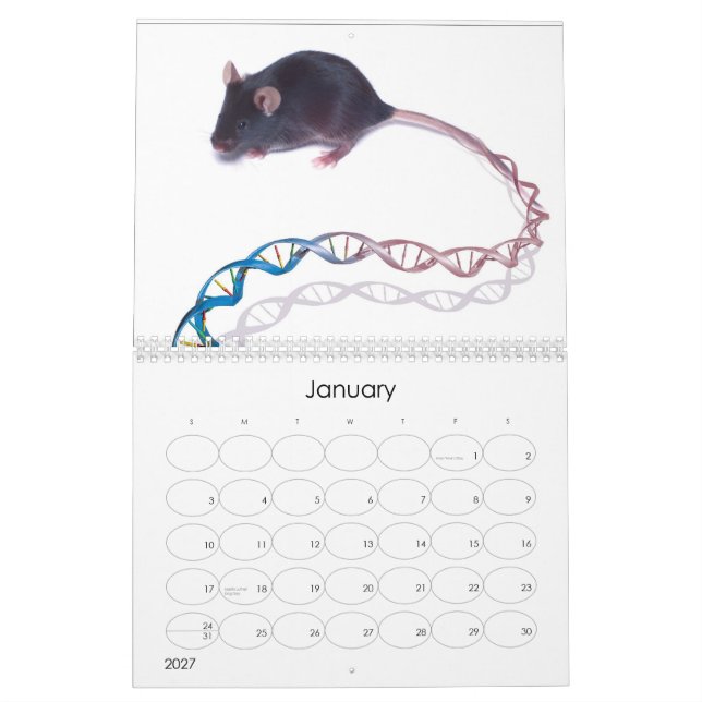 Human Genome Project Images Calendar (Jan 2027)