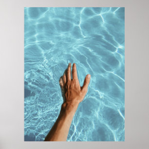 Human hand poster