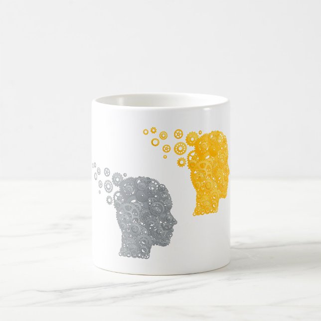 Human Head Gears Coffee Mug (Creator Uploaded)