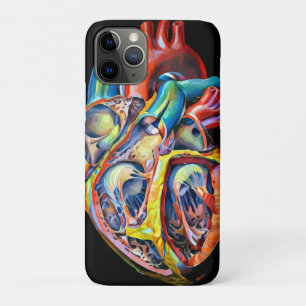 human heart biology anatomy abstract art Case-Mate iPhone case