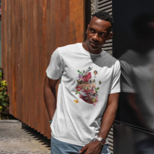 Human Heart Collage T-Shirt