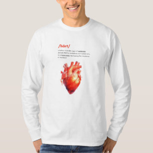 Human Heart Definition Long Sleeve  T-Shirt
