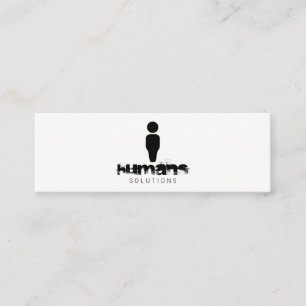 Human Icon Mini Business Card