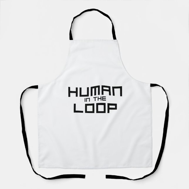 Human in the Loop Minimalist Industrial Apron (Front)