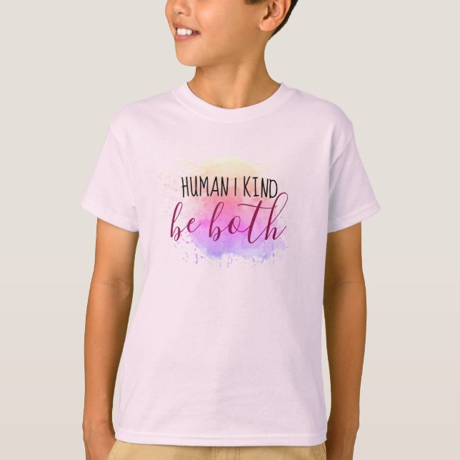 Human | Kind. Be both. T-Shirt (Front)