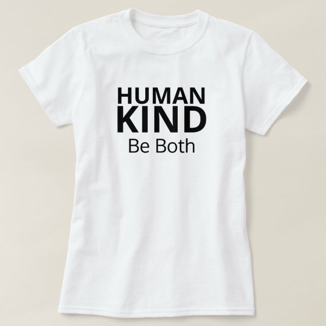 Human Kind Graphic T T-Shirt (Design Front)