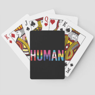 HUMAN LGBT Flag Gay Pride Month Transgender  Playing Cards