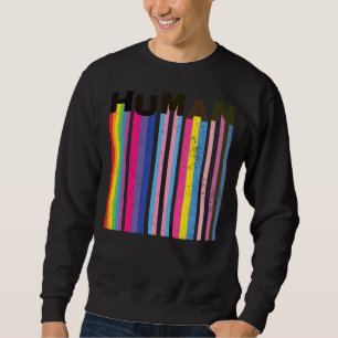 Human Lgbt Q Pride Flag Gay Bi Intersexual Trans P Sweatshirt