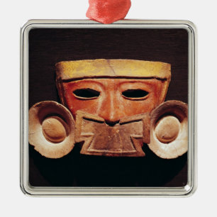 Human mask, from Teotihuacan Metal Tree Decoration