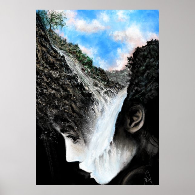 Human Nature Surrealism Art Poster Print Painting (Front)