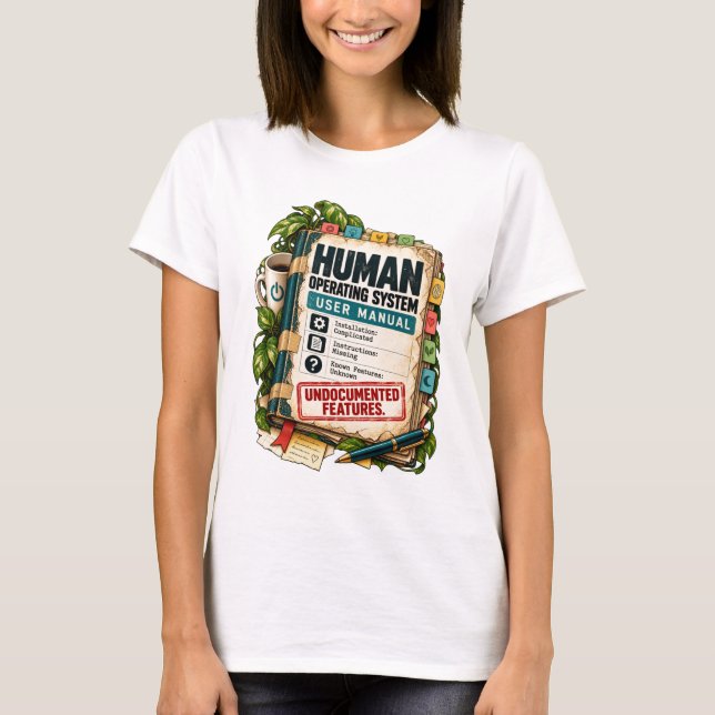 Human Operating System T-Shirt (Front)