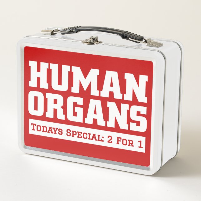HUMAN ORGANS METAL LUNCH BOX (Front)