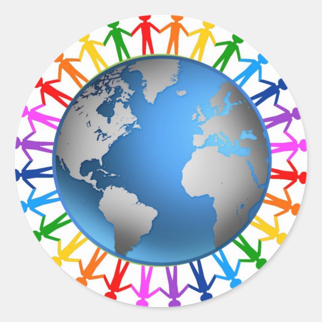 Human Rainbow Sticker (Front)