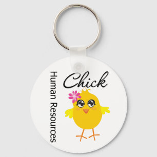 Human Resources Chick Key Ring