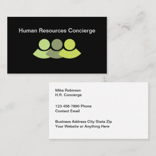 Human Resources Consultant Business Cards