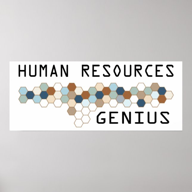 Human Resources Genius Poster (Front)