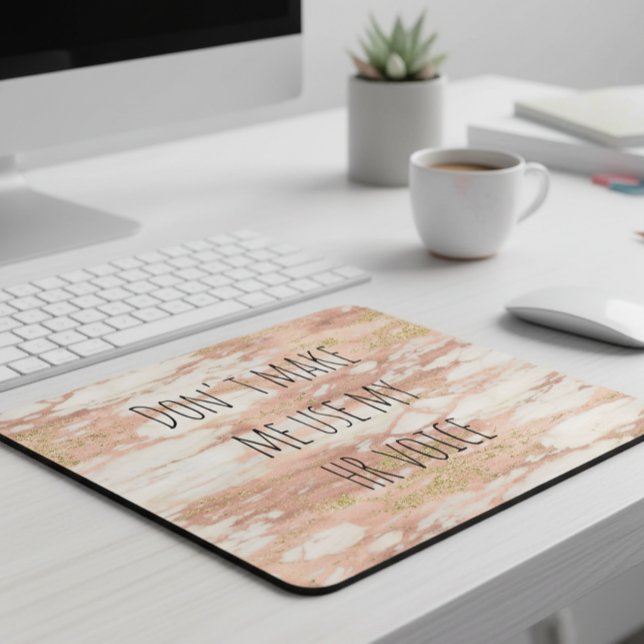 Human Resources HR Voice  Office Work Humour Mouse Pad (Creator Uploaded)