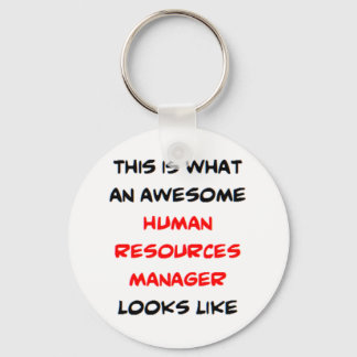 human resources manager, awesome key ring