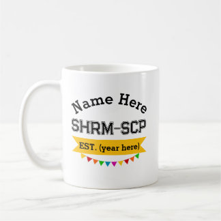 Human Resources Mug SHRM-SCP Personalised Gift