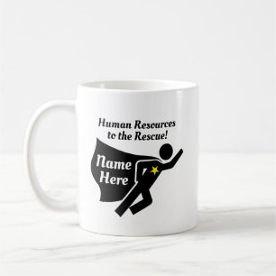 Human Resources Office Mug Superhero