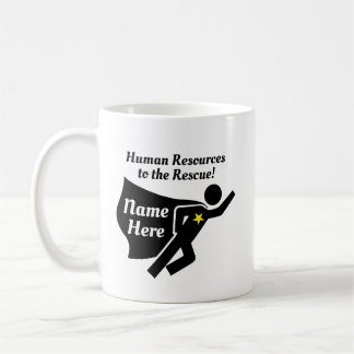 Human Resources Office Mug Superhero