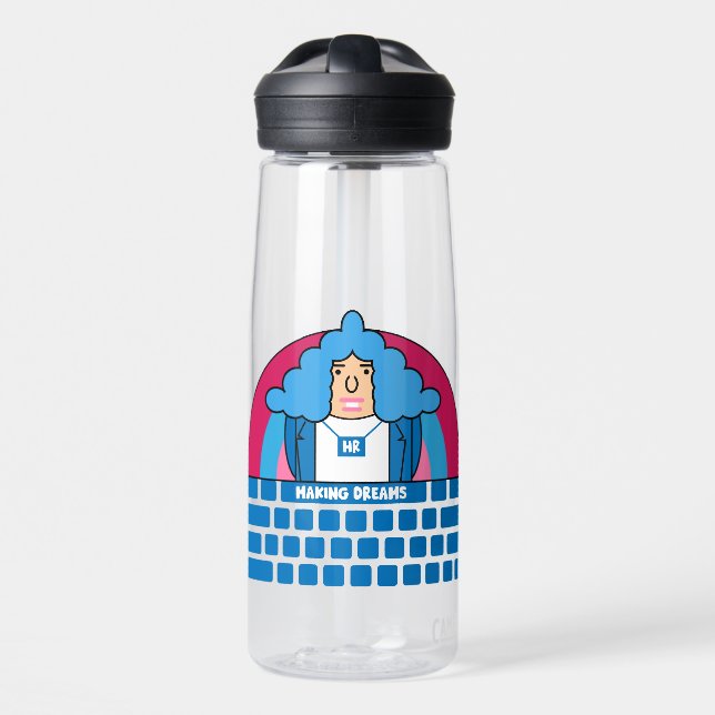 Human Resources Office Water Bottle (Front)