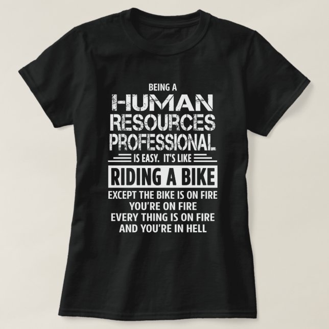 Human Resources Professional T-Shirt (Design Front)