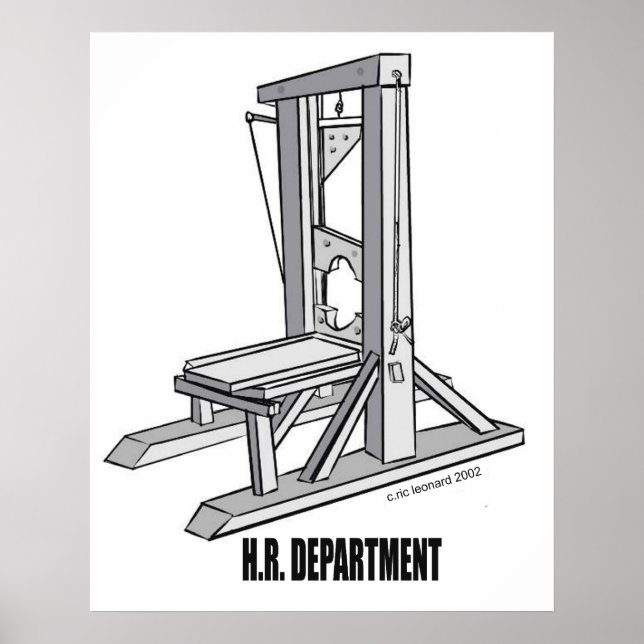 Human Resources Satire Poster (Front)