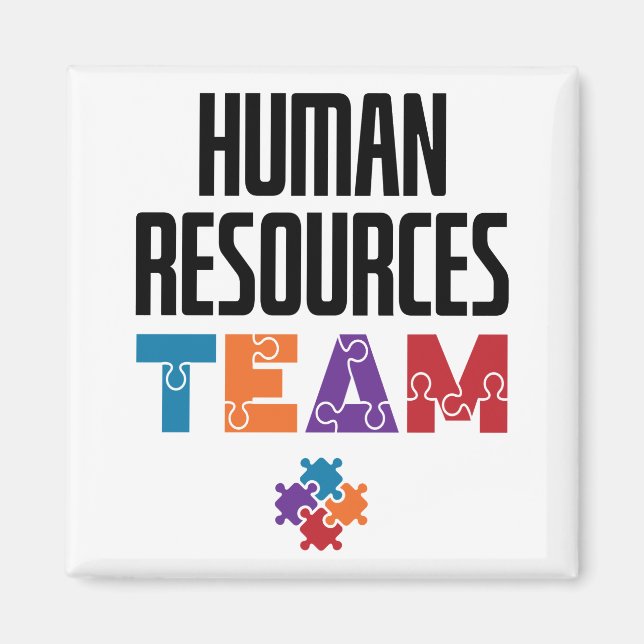 Human Resources Team HR Magnet (Front)