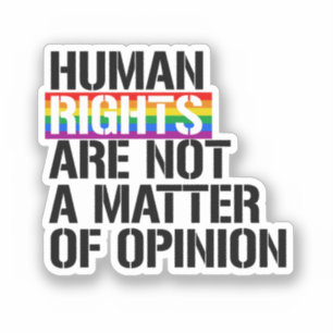 Human Rights are Not a Matter of Opinion