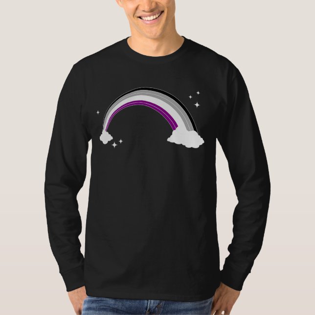 Human Rights Asexual Flag Rainbow Ace Pride Lgbt A T-Shirt (Front)