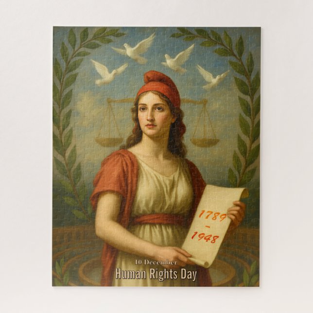Human Rights Day 10 Event gift Jigsaw Puzzle (Vertical)