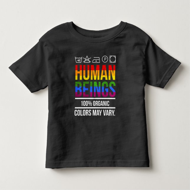 Human Rights Equality Support LGBT Awareness Toddler T-Shirt (Front)