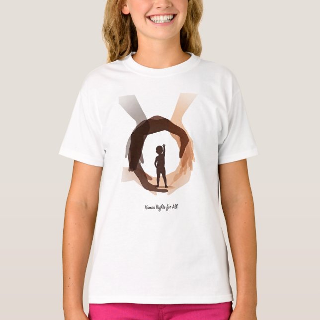 Human Rights for All – Minimal Diversity Circle De T-Shirt (Front)