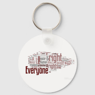 Human Rights Key Ring