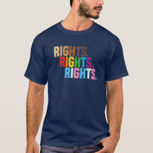 Human Rights LGBTQ Racial Justice Pride BLM Equali T-Shirt