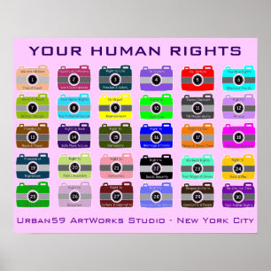 HUMAN RIGHTS POSTER: "SNAP SHOT OF YOUR HR" POSTER
