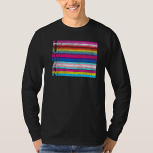 Human Shirt Lgbt Flag Plus Size Oversized Tee