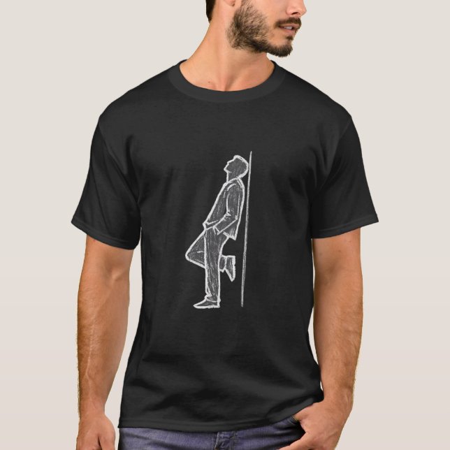 Human Silhouette Resting T-Shirt (Front)