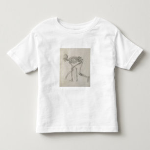 Human Skeleton: Lateral view in Crouching Posture, Toddler T-Shirt